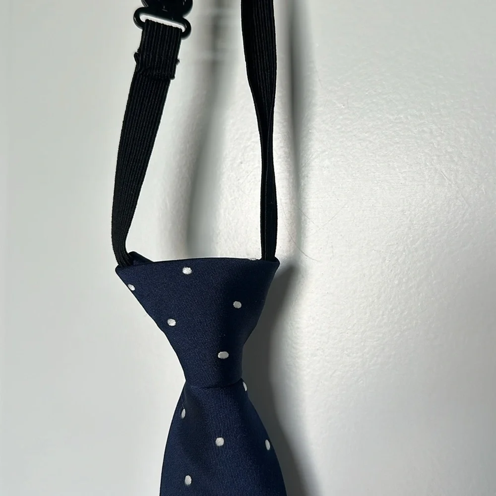 Kids blue formal tie